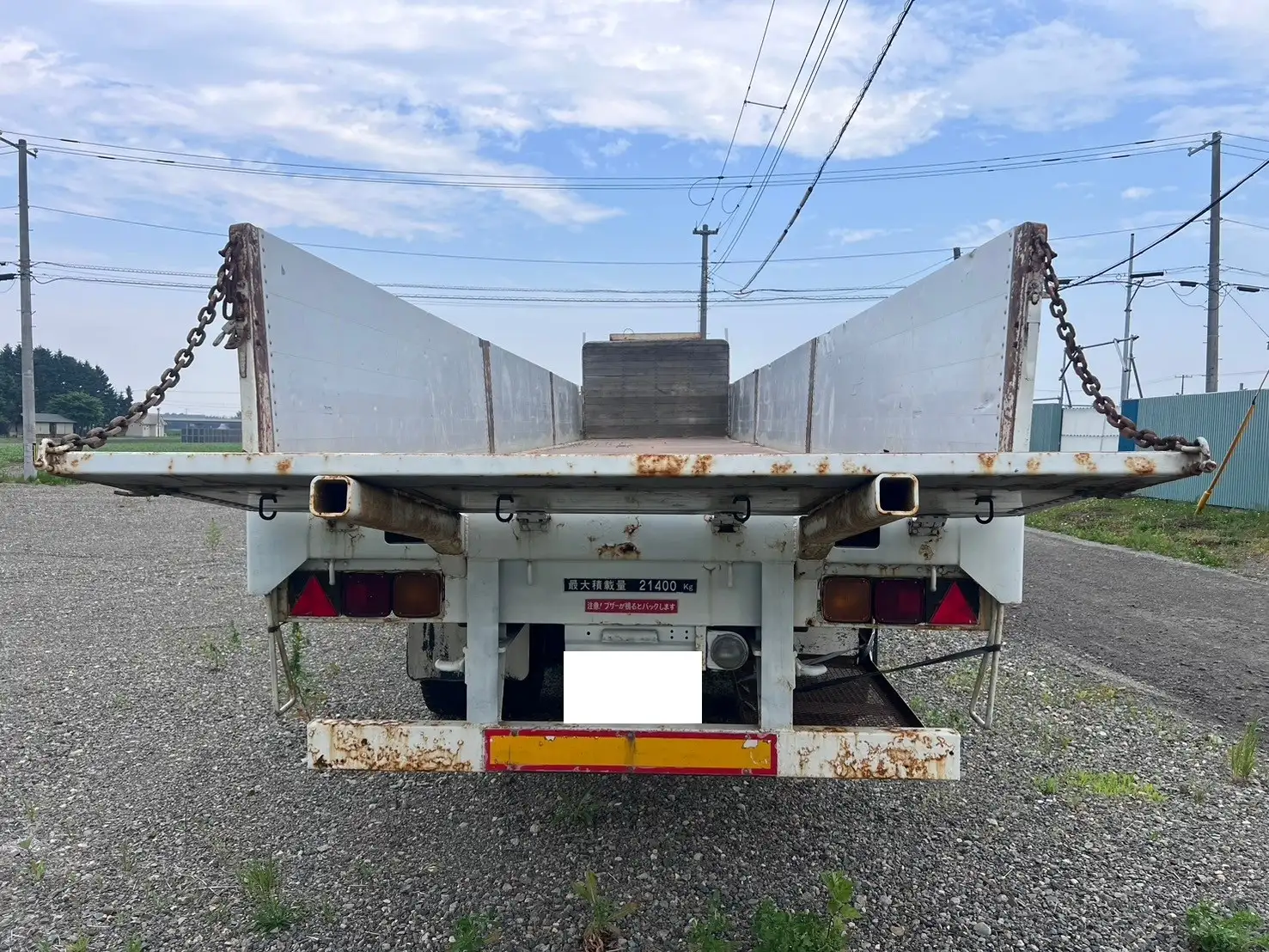 平成15年05月中古その他アオリ付トレーラー・フラットトレーラートレクストレクスの画像6