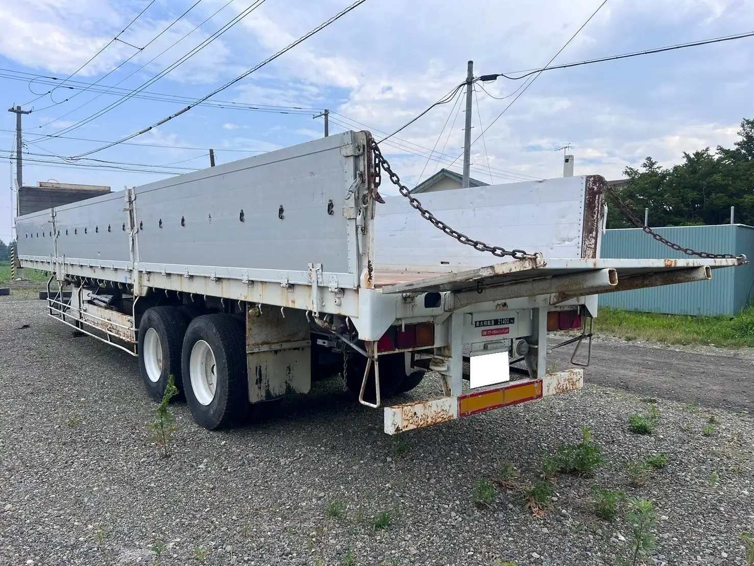 平成15年05月中古その他アオリ付トレーラー・フラットトレーラートレクストレクスの画像7