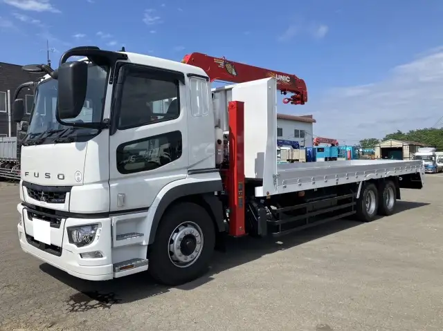 令和05年02月中古大型クレーン付三菱ふそうスーパーグレートの画像1