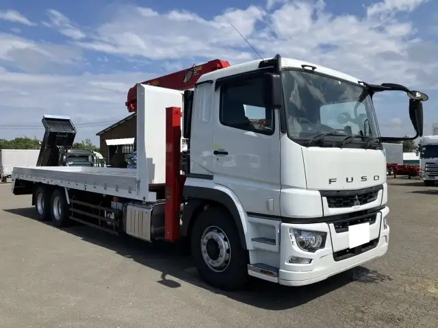 令和05年02月中古大型クレーン付三菱ふそうスーパーグレートの画像3