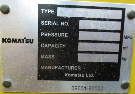 令和02年05月中古その他建設機械・フォークリフトコマツWA100-8の画像9