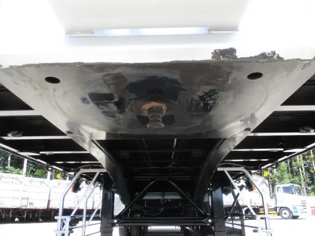 未登録 予備検切れ 12M3軸フラットトレーラー リフトアクスル(後軸残し) シングル引き 第五輪荷重10,550㎏ の画像5