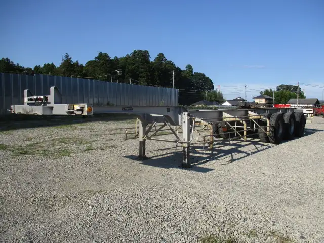 車検付(R7.10) 平成22年 東急 40FT3軸コンテナシャシ リーフサス 積載:30,480kg 第五輪:10,850㎏以上 一括緩和の画像1