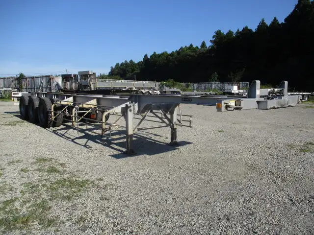 車検付(R7.10) 平成22年 東急 40FT3軸コンテナシャシ リーフサス 積載:30,480kg 第五輪:10,850㎏以上 一括緩和の画像3