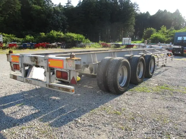 車検付(R7.10) 平成22年 東急 40FT3軸コンテナシャシ リーフサス 積載:30,480kg 第五輪:10,850㎏以上 一括緩和の画像5