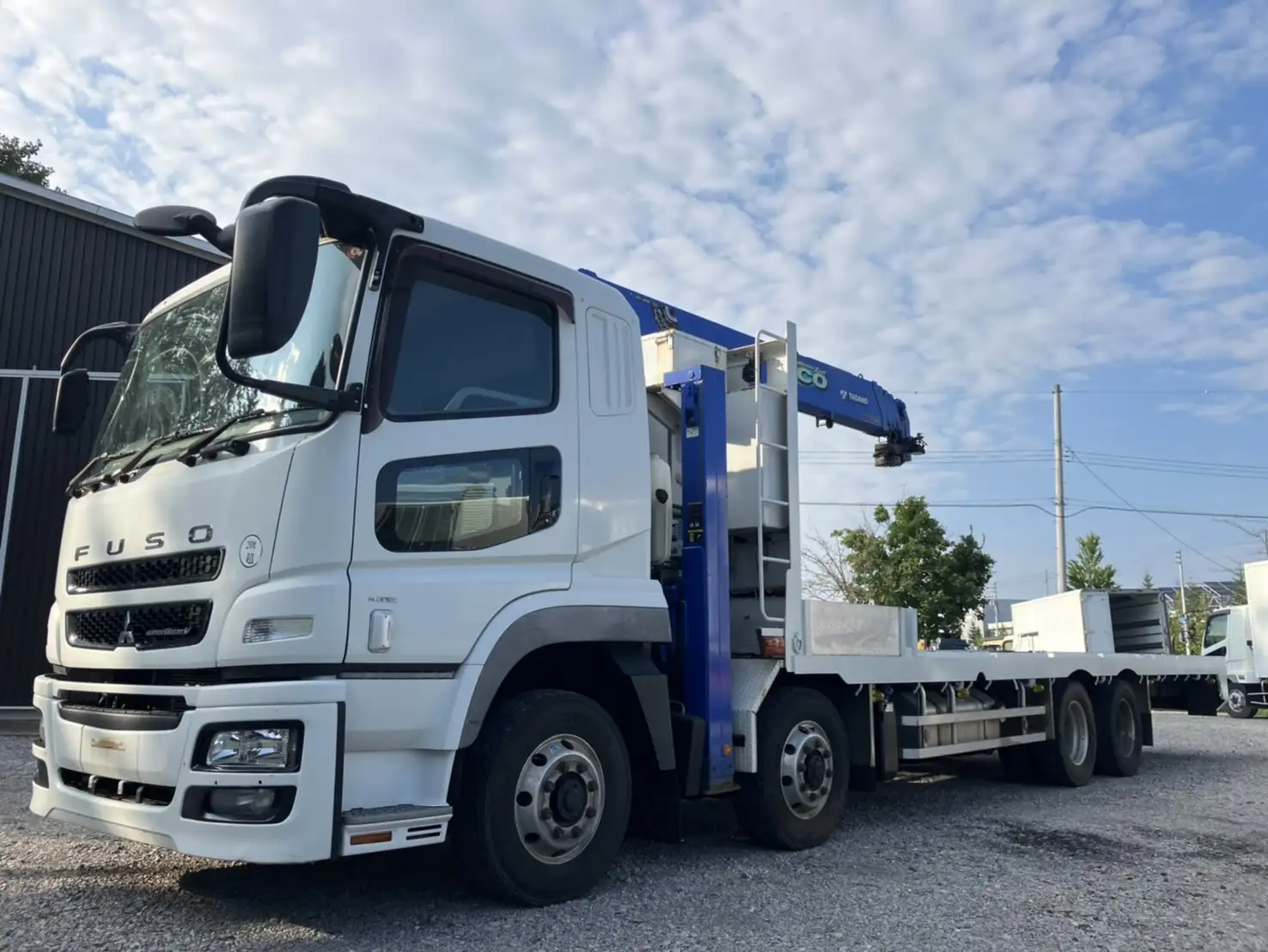 平成29年02月中古大型クレーン付三菱ふそうスーパーグレートの画像1