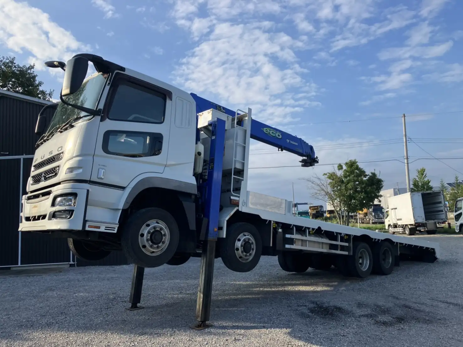 平成29年02月中古大型クレーン付三菱ふそうスーパーグレートの画像9