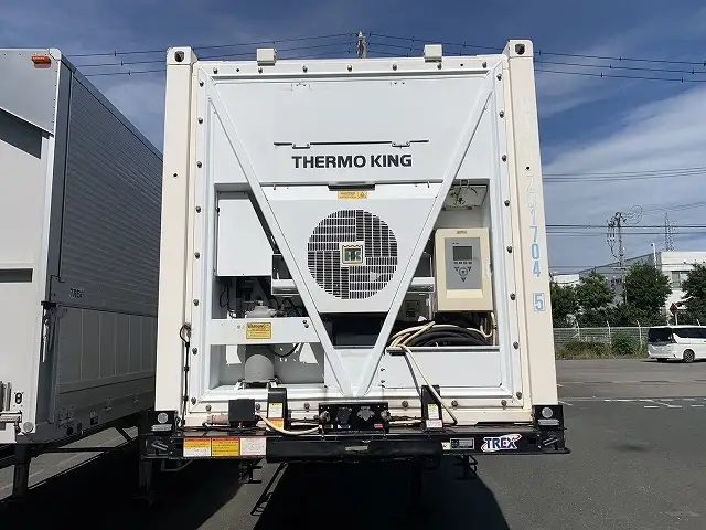 【愛知県豊橋市保管】継続車検取得中！　平成29年　トレクス　40ft2軸冷凍コンテナシャシSET　エアサス（リフトアクスル後軸）　積載：23,500㎏　第五輪荷重：9,030㎏以上　の画像2