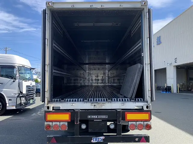 【愛知県豊橋市保管】継続車検取得中！　平成29年　トレクス　40ft2軸冷凍コンテナシャシSET　エアサス（リフトアクスル後軸）　積載：23,500㎏　第五輪荷重：9,030㎏以上　の画像9