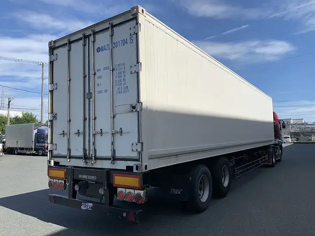 【愛知県豊橋市保管】継続車検取得中！　平成29年　トレクス　40ft2軸冷凍コンテナシャシSET　エアサス（リフトアクスル後軸）　積載：23,500㎏　第五輪荷重：9,030㎏以上　の画像5