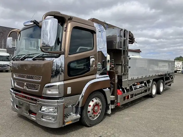 平成29年03月中古大型クレーン付三菱ふそうスーパーグレートの画像1