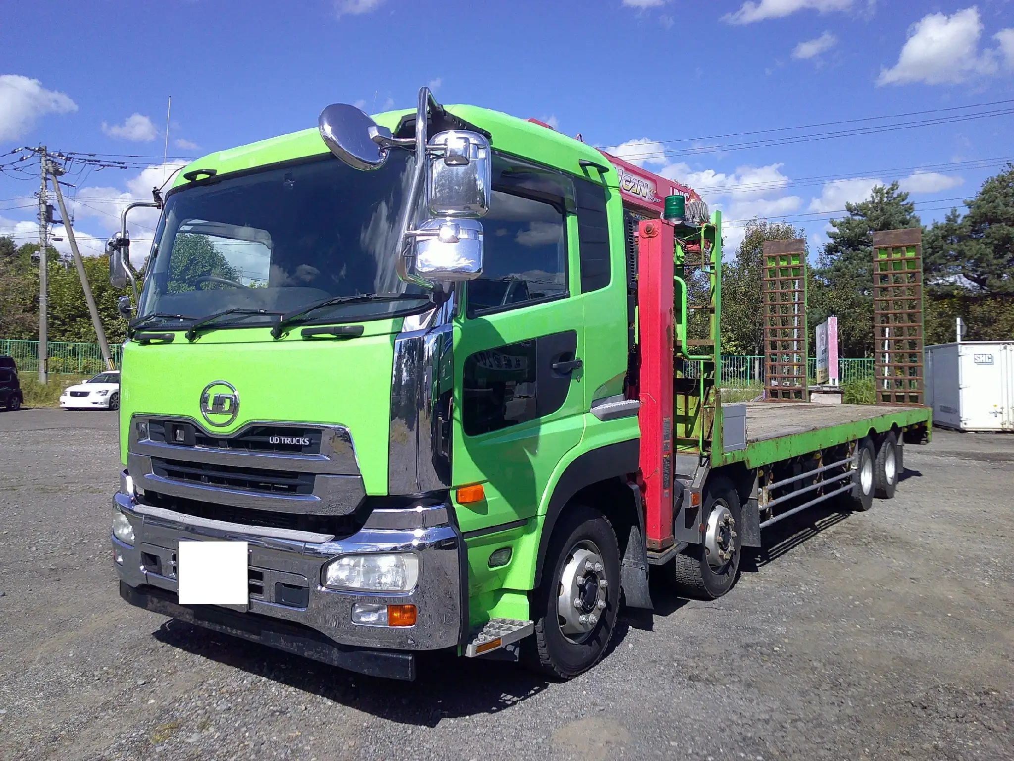 平成24年03月中古大型クレーン付日産UDクオンの画像1