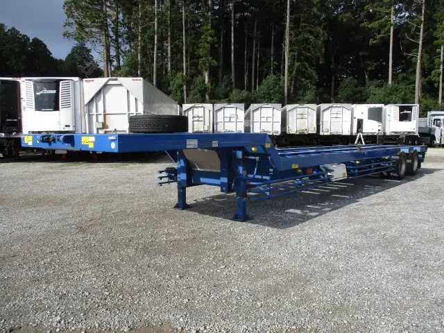 平成30年　フルハーフ　31Ft、20Ftコンテナ兼用シャシ　2軸リーフサス　積載：20,700kg　第五輪：6,960㎏以上の画像1