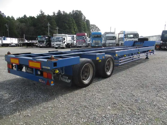 平成30年　フルハーフ　31Ft、20Ftコンテナ兼用シャシ　2軸リーフサス　積載：20,700kg　第五輪：6,960㎏以上の画像5