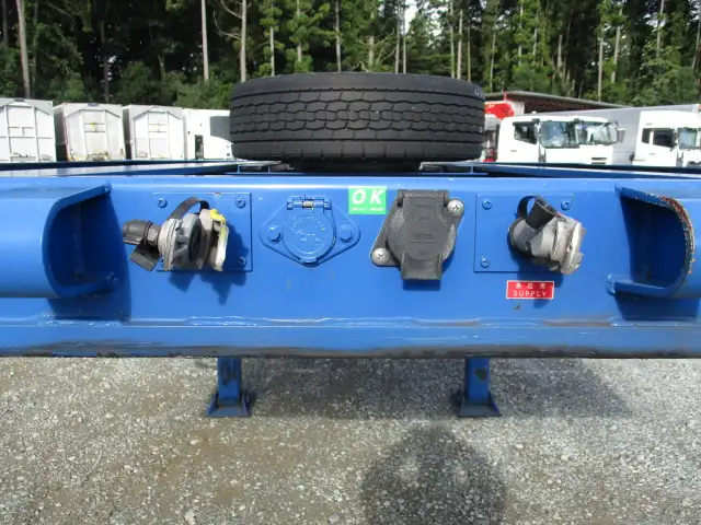 平成30年　フルハーフ　31Ft、20Ftコンテナ兼用シャシ　2軸リーフサス　積載：20,700kg　第五輪：6,960㎏以上の画像9