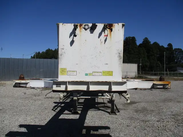 平成25年01月中古大型コンテナシャーシー日本フルハーフフルハーフの画像2