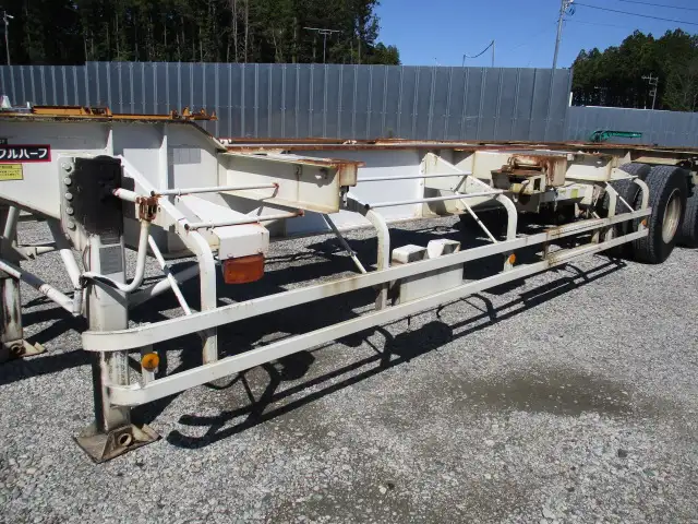 平成25年01月中古大型コンテナシャーシー日本フルハーフフルハーフの画像16