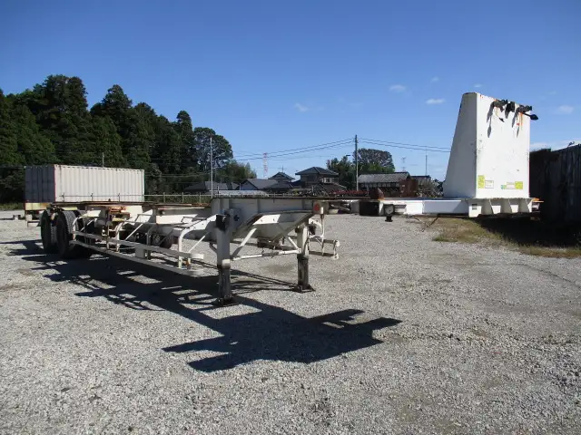 平成25年01月中古大型コンテナシャーシー日本フルハーフフルハーフの画像3
