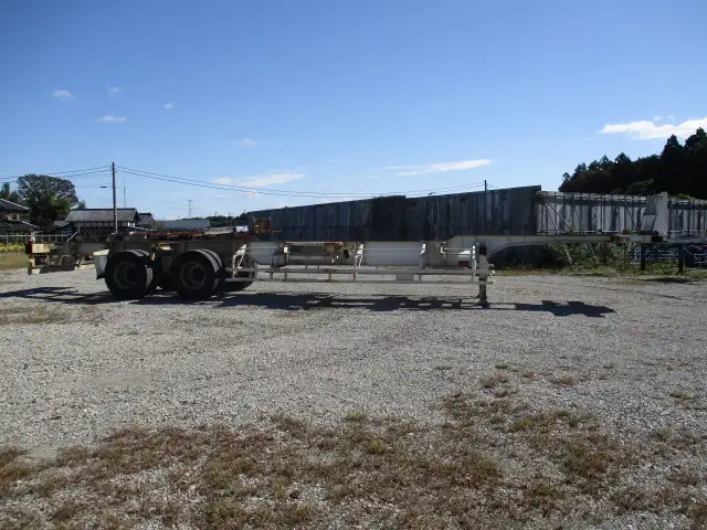 平成25年01月中古大型コンテナシャーシー日本フルハーフフルハーフの画像4