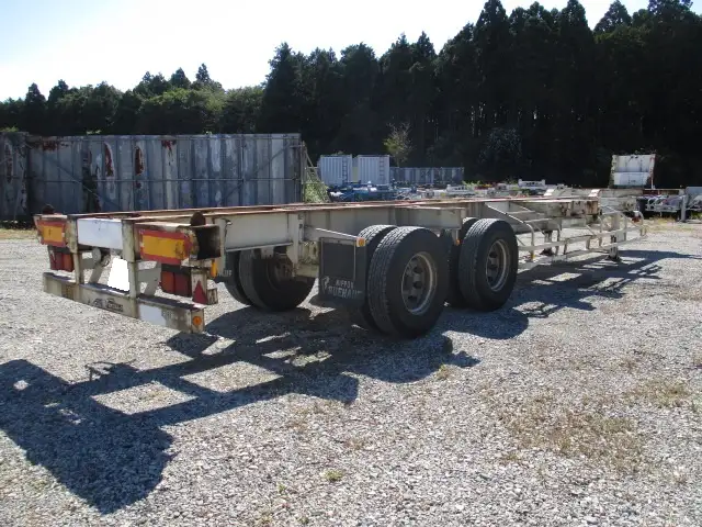 平成25年01月中古大型コンテナシャーシー日本フルハーフフルハーフの画像5