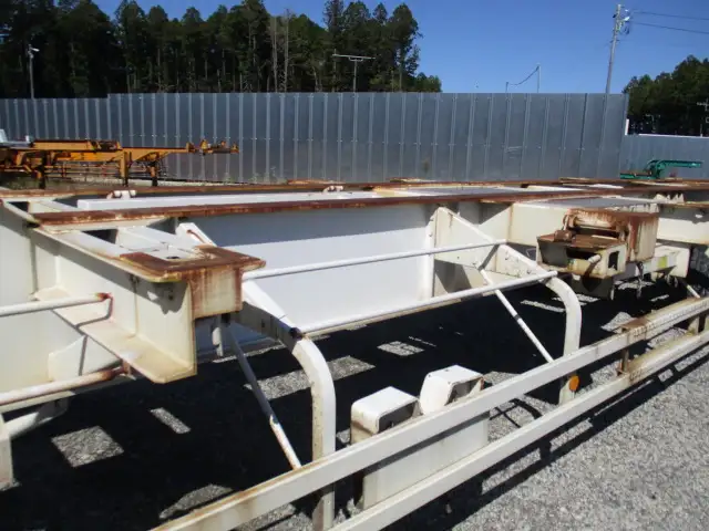 平成25年01月中古大型コンテナシャーシー日本フルハーフフルハーフの画像45