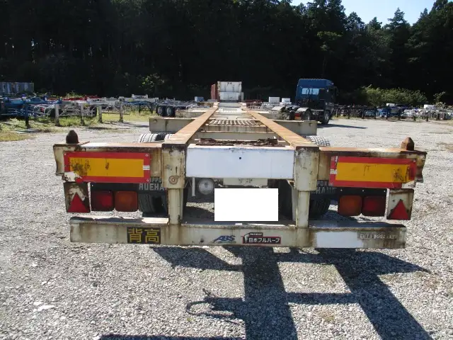 平成25年01月中古大型コンテナシャーシー日本フルハーフフルハーフの画像6