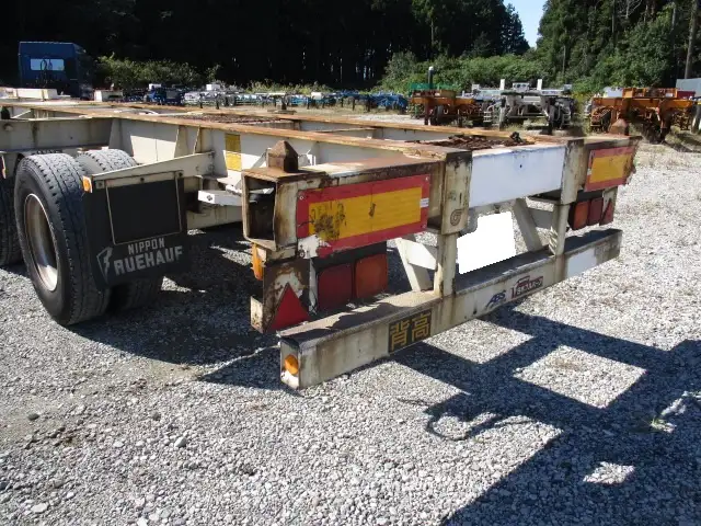 平成25年01月中古大型コンテナシャーシー日本フルハーフフルハーフの画像57