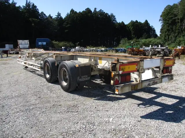 平成25年01月中古大型コンテナシャーシー日本フルハーフフルハーフの画像7