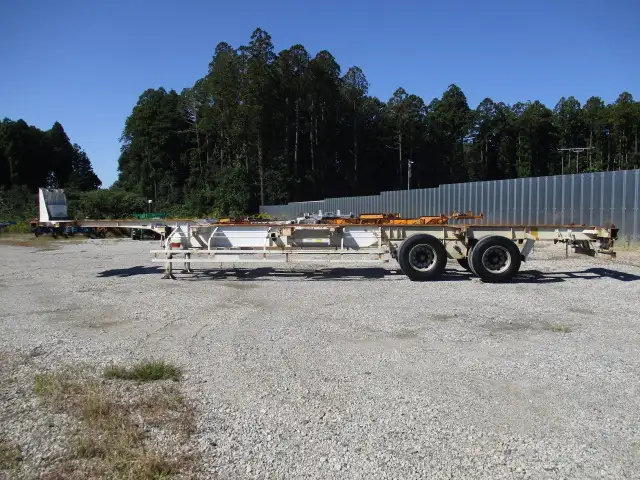 平成25年01月中古大型コンテナシャーシー日本フルハーフフルハーフの画像8