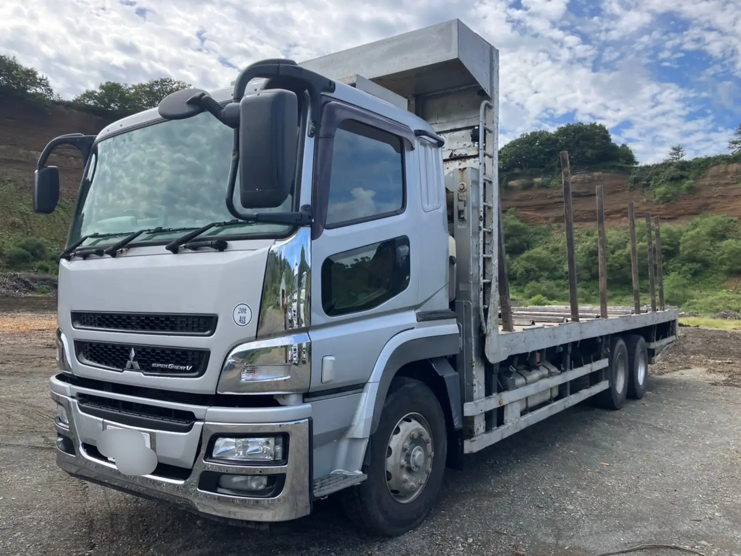 平成28年06月中古大型平ボディ三菱ふそうスーパーグレートの画像1