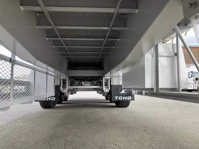☆車検付き(R7.10.27)☆ 令和5年 東邦 13M3軸フラットトレーラー シングル引き スーパーシングル 積載:29,000㎏ 第五輪:10,570㎏以上の画像25