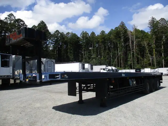 平成28年03月中古大型アオリ付トレーラー・フラットトレーラートレクストレクスの画像1