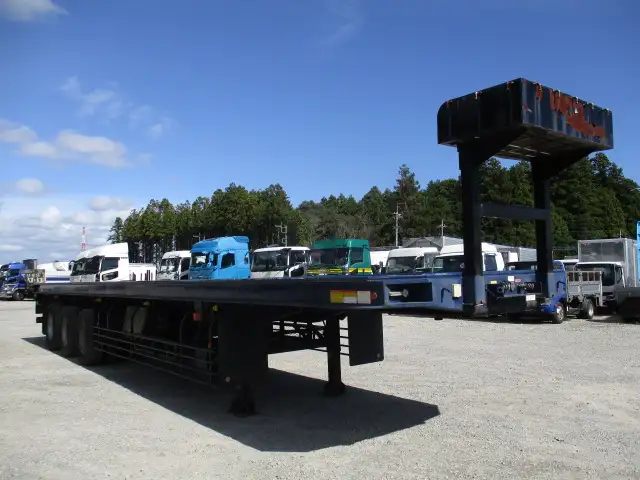 平成28年03月中古大型アオリ付トレーラー・フラットトレーラートレクストレクスの画像3