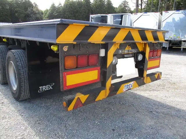 平成28年03月中古大型アオリ付トレーラー・フラットトレーラートレクストレクスの画像45