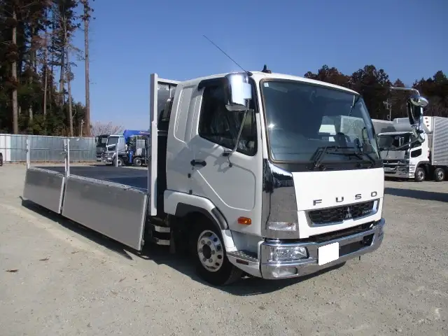 ★未使用車★　R6　三菱　4tアルミ平ボデー　6200ワイド　220馬力　MT　東洋ボデー　融雪仕様　５方開　の画像24