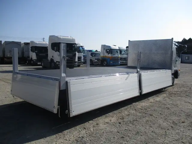 ★未使用車★　R6　三菱　4tアルミ平ボデー　6200ワイド　220馬力　MT　東洋ボデー　融雪仕様　５方開　の画像25