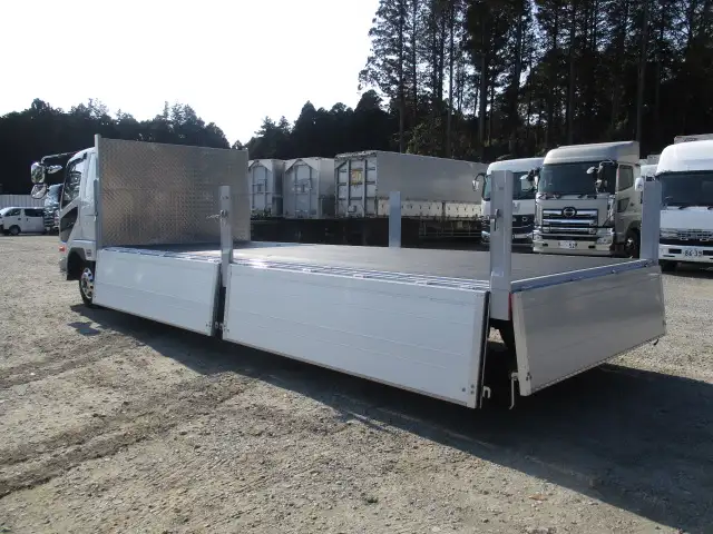 ★未使用車★　R6　三菱　4tアルミ平ボデー　6200ワイド　220馬力　MT　東洋ボデー　融雪仕様　５方開　の画像26