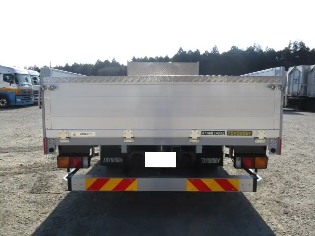 ★未使用車★　R6　三菱　4tアルミ平ボデー　6200ワイド　220馬力　MT　東洋ボデー　融雪仕様　５方開　の画像6