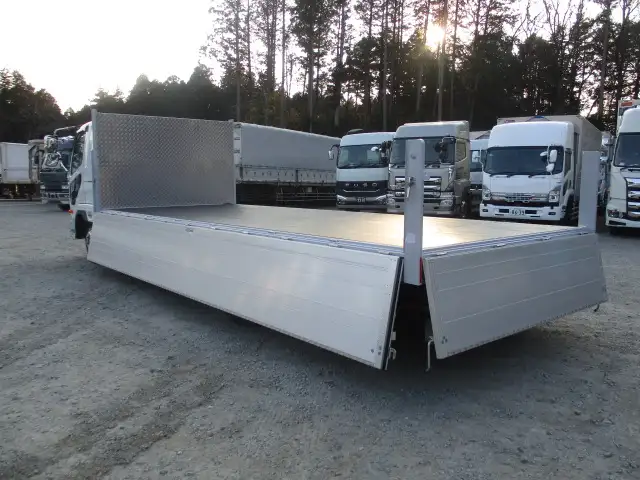 ★未使用車★　R6　三菱　4tアルミ平ボデー　6200ワイド　220馬力　MT　東洋ボデー　融雪仕様　３方開　の画像26