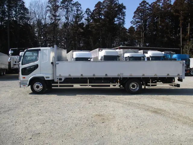 ★未使用車★　R6　三菱　4tアルミ平ボデー　6200ワイド　220馬力　MT　東洋ボデー　融雪仕様　３方開　の画像8