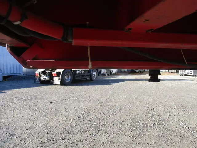 車検付(R7.5)平成17年 フルハーフ 13M段付ウイングトレーラ 2軸リーフサス 積載:19,400kg 第五輪:9,390kg以上 床:鉄板の画像11