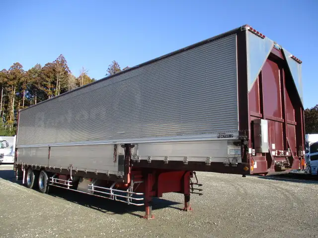 車検付(R7.5)平成17年 フルハーフ 13M段付ウイングトレーラ 2軸リーフサス 積載:19,400kg 第五輪:9,390kg以上 床:鉄板の画像3