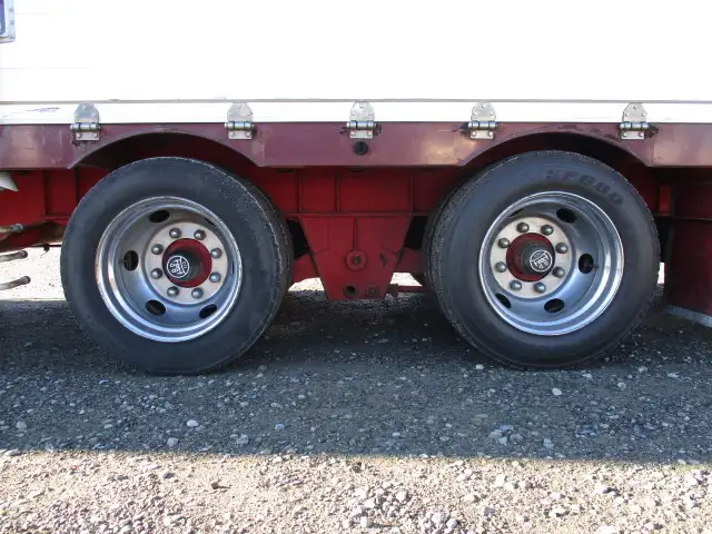 車検付(R7.5)平成17年 フルハーフ 13M段付ウイングトレーラ 2軸リーフサス 積載:19,400kg 第五輪:9,390kg以上 床:鉄板の画像23