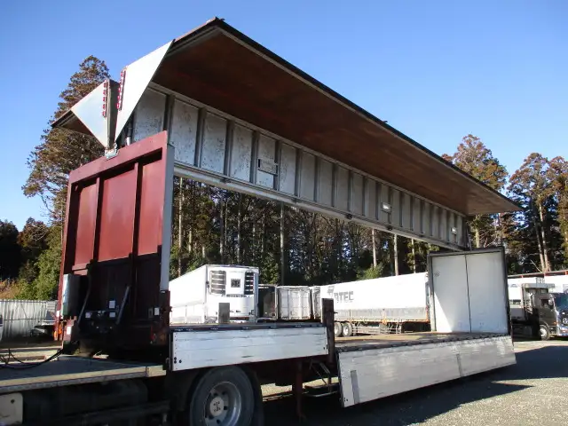 車検付(R7.5)平成17年 フルハーフ 13M段付ウイングトレーラ 2軸リーフサス 積載:19,400kg 第五輪:9,390kg以上 床:鉄板の画像45