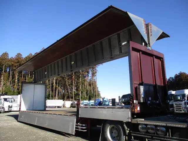 車検付(R7.5)平成17年 フルハーフ 13M段付ウイングトレーラ 2軸リーフサス 積載:19,400kg 第五輪:9,390kg以上 床:鉄板の画像46