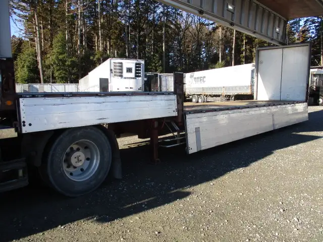 車検付(R7.5)平成17年 フルハーフ 13M段付ウイングトレーラ 2軸リーフサス 積載:19,400kg 第五輪:9,390kg以上 床:鉄板の画像49