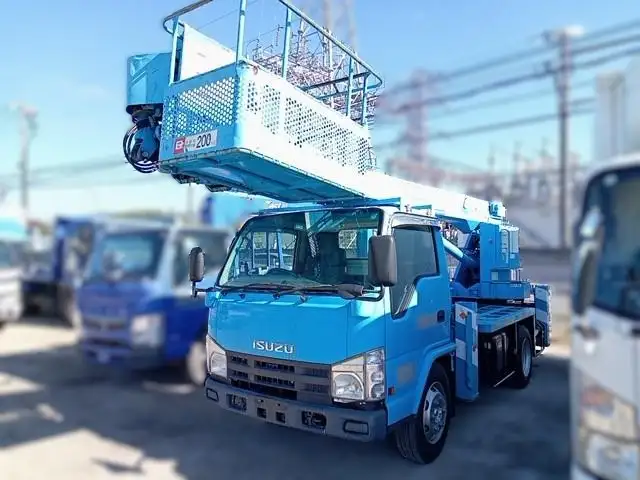 平成20年08月中古小型ミキサー車・高所作業車・その他特装車いすゞエルフの画像2