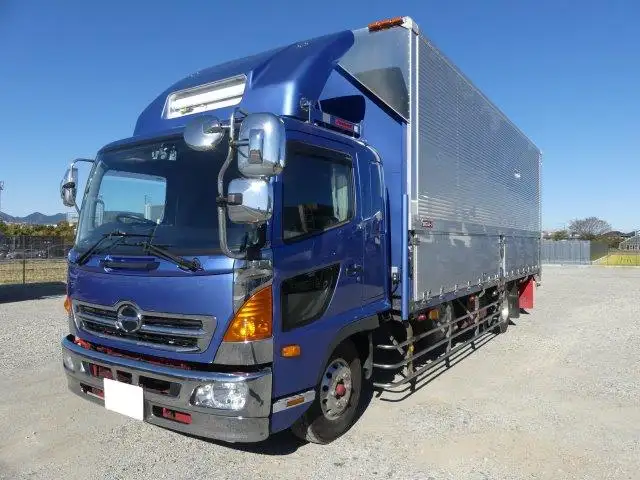 【神奈川県厚木市保管】平成27年 日野 増トン ウィング 走行:664,000km 積載:4,450kg MTの画像1