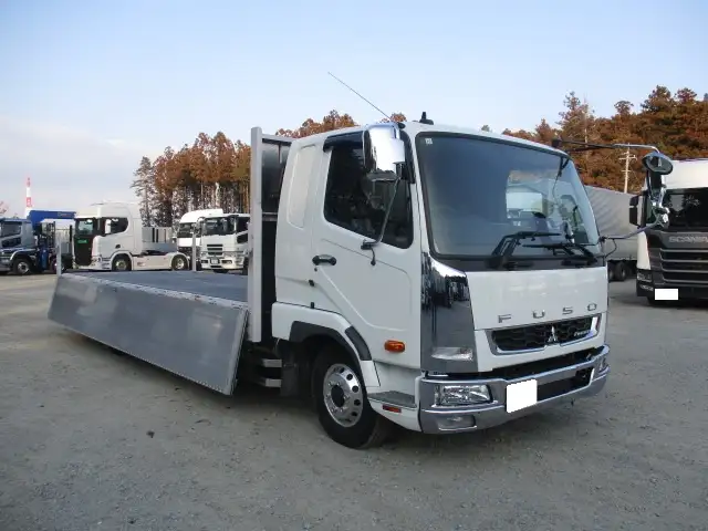 ★未使用車★　R6　三菱　4tアルミ平ボデー　6200ワイド　220馬力　MT　東洋ボデー　融雪仕様　３方開　の画像24