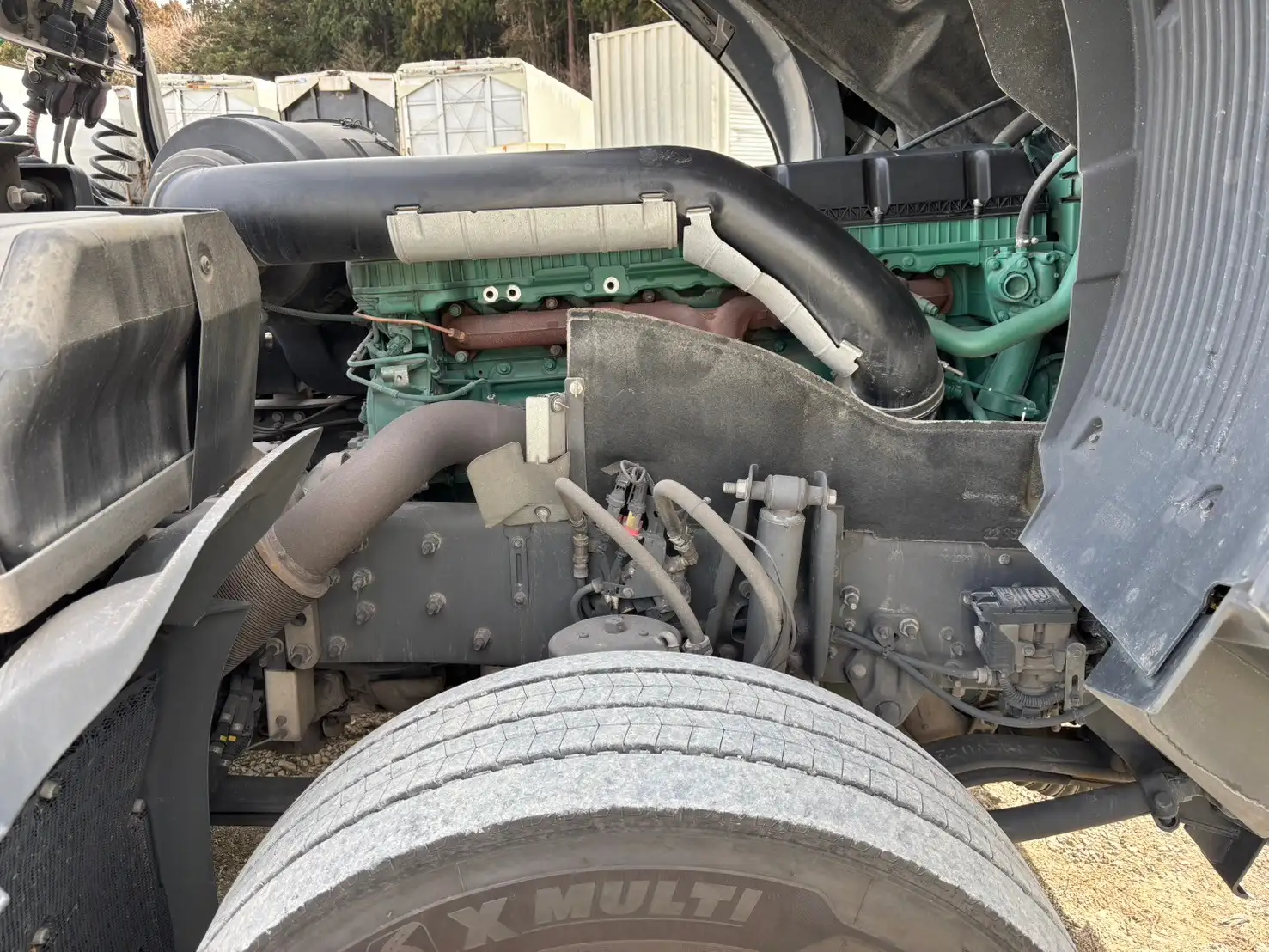 令和3年 ボルボFH 距離17.1万㎞ 460馬力 AT 第五輪荷重11.5t  リアサイドモニターの画像32